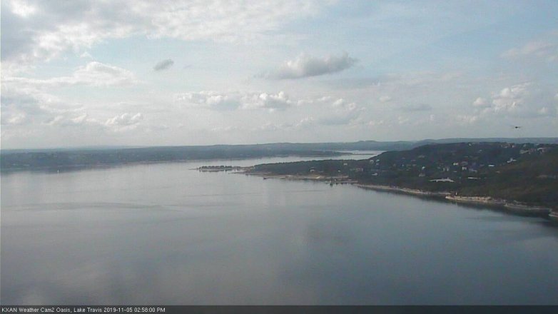 Lake Travis webcam, November 5, 2019 2:00 PM CT