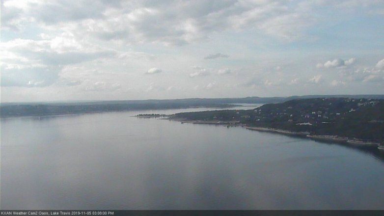 Lake Travis webcam, November 5, 2019 2:10 PM CT