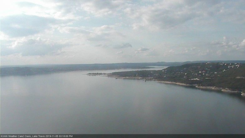 Lake Travis webcam, November 5, 2019 2:20 PM CT
