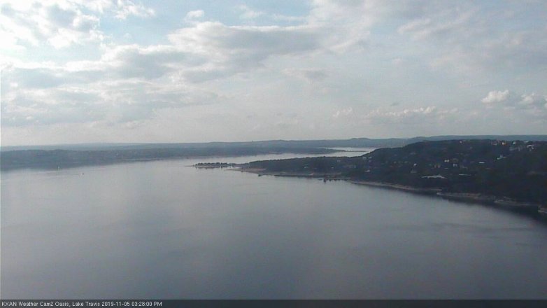 Lake Travis webcam, November 5, 2019 2:30 PM CT