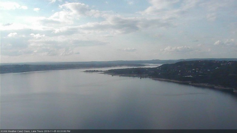 Lake Travis webcam, November 5, 2019 2:35 PM CT