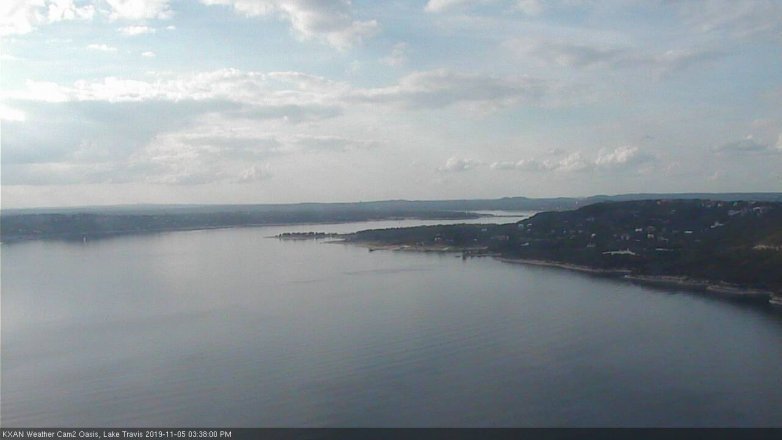 Lake Travis webcam, November 5, 2019 2:40 PM CT
