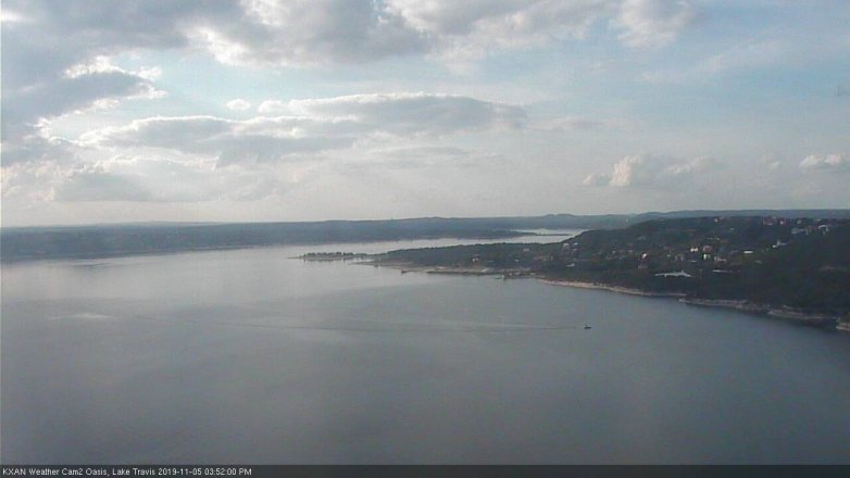 Lake Travis webcam, November 5, 2019 2:55 PM CT