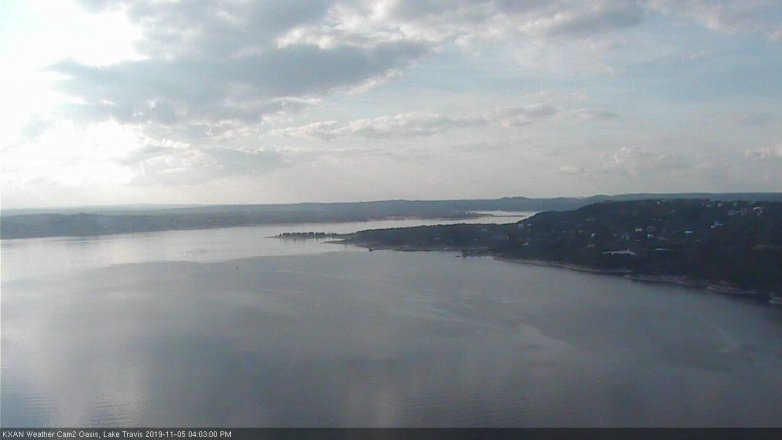 Lake Travis webcam, November 5, 2019 3:05 PM CT