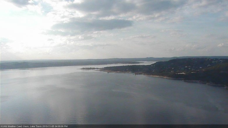 Lake Travis webcam, November 5, 2019 3:10 PM CT