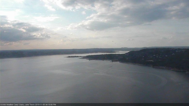 Lake Travis webcam, November 5, 2019 3:20 PM CT