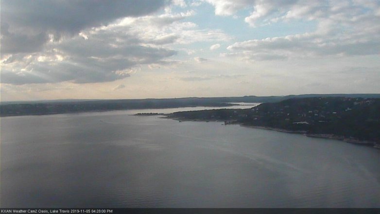 Lake Travis webcam, November 5, 2019 3:30 PM CT