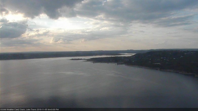 Lake Travis webcam, November 5, 2019 3:45 PM CT
