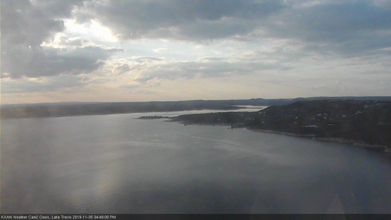 Lake Travis webcam, November 5, 2019 3:50 PM CT