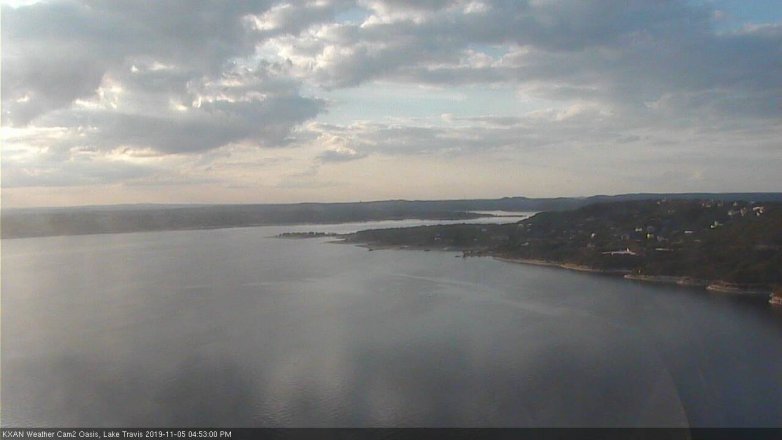 Lake Travis webcam, November 5, 2019 3:55 PM CT