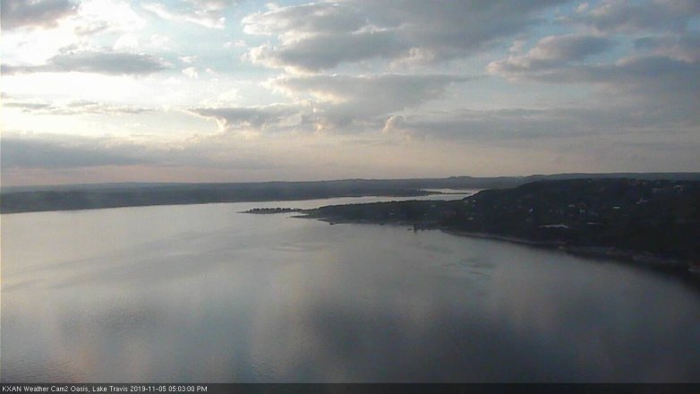 Lake Travis webcam, November 5, 2019 4:05 PM CT