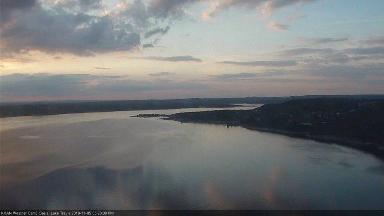 Lake Travis webcam, November 5, 2019 4:25 PM CT