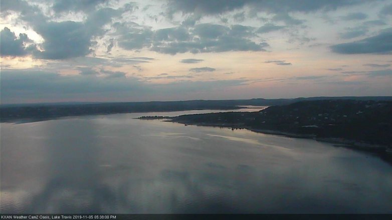 Lake Travis webcam, November 5, 2019 4:40 PM CT