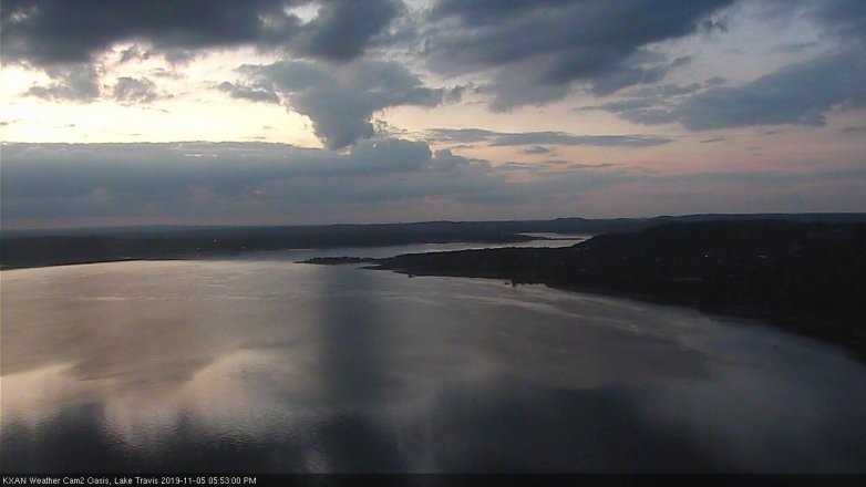 Lake Travis webcam, November 5, 2019 4:55 PM CT