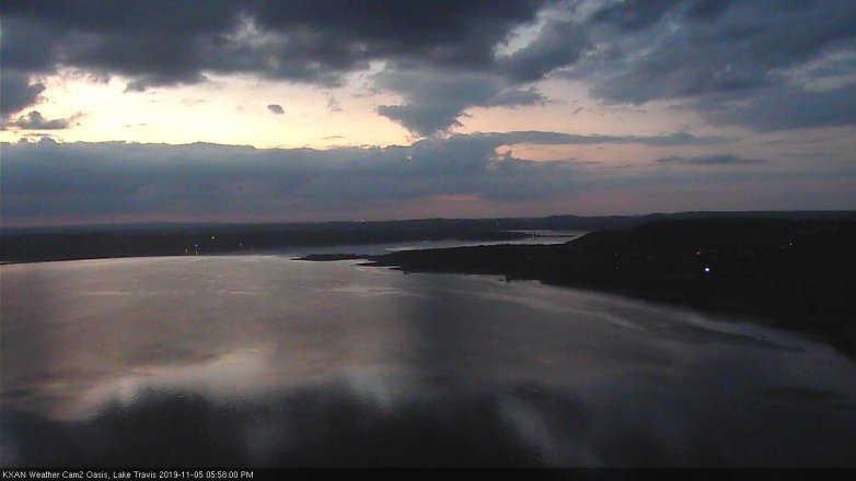 Lake Travis webcam, November 5, 2019 5:00 PM CT
