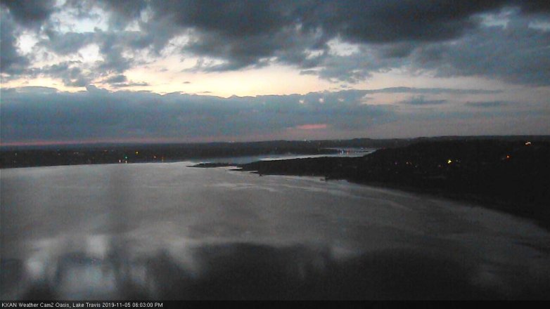 Lake Travis webcam, November 5, 2019 5:05 PM CT