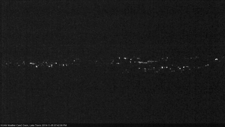 Lake Travis webcam, November 5, 2019 6:45 PM CT