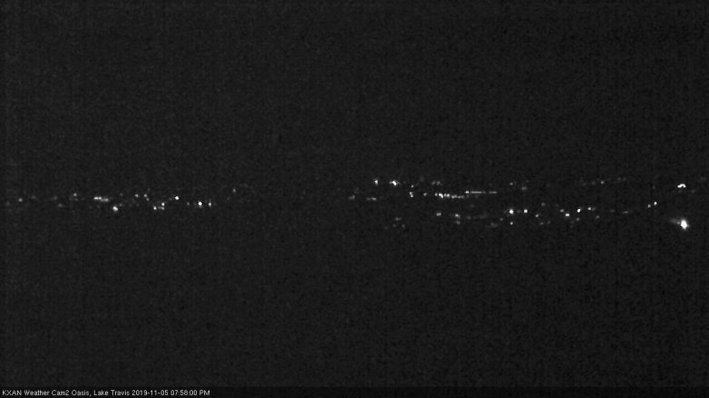 Lake Travis webcam, November 5, 2019 7:00 PM CT