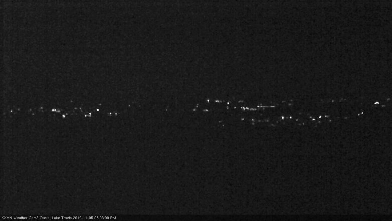 Lake Travis webcam, November 5, 2019 7:05 PM CT