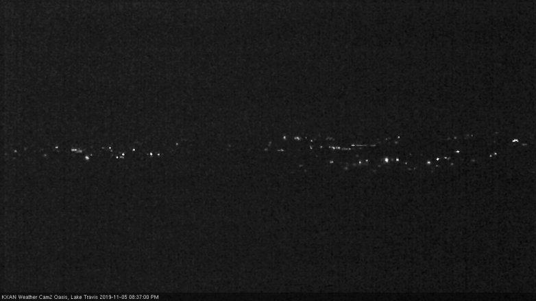 Lake Travis webcam, November 5, 2019 7:40 PM CT