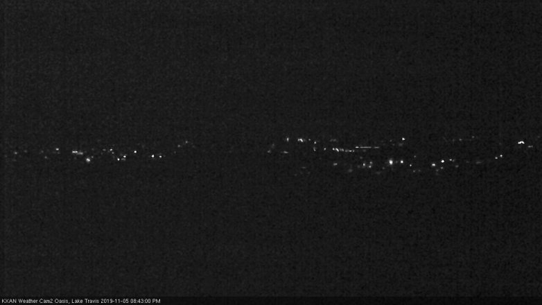 Lake Travis webcam, November 5, 2019 7:45 PM CT