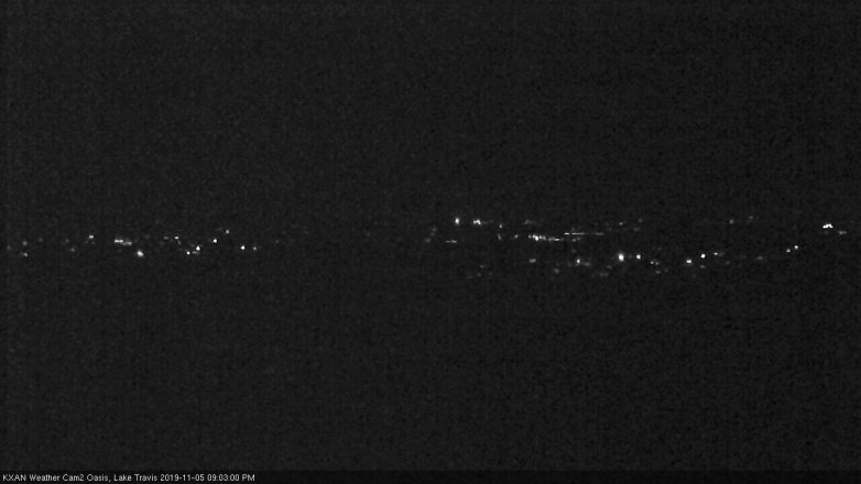 Lake Travis webcam, November 5, 2019 8:05 PM CT