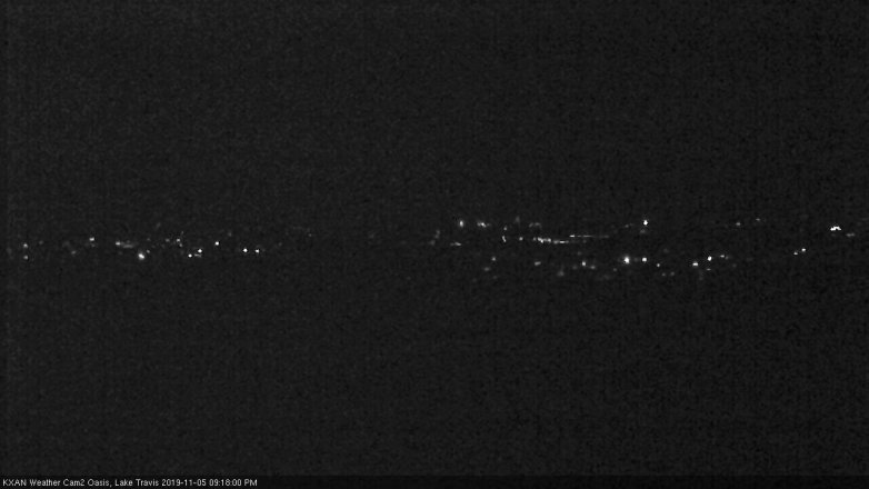 Lake Travis webcam, November 5, 2019 8:20 PM CT