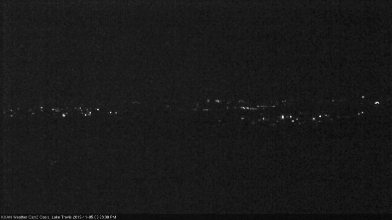Lake Travis webcam, November 5, 2019 8:30 PM CT