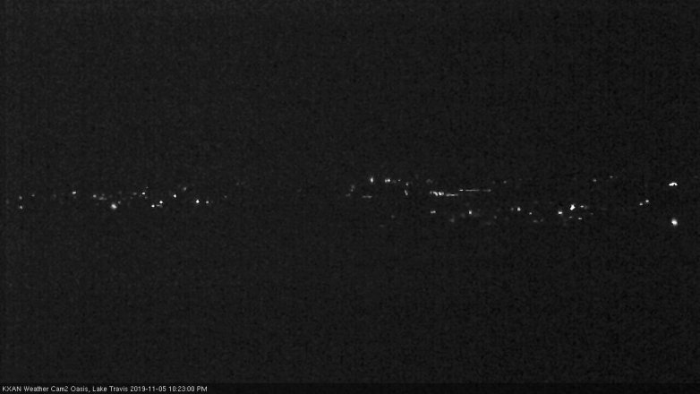 Lake Travis webcam, November 5, 2019 9:25 PM CT