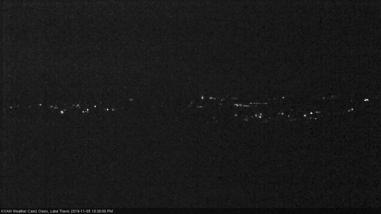 Lake Travis webcam, November 5, 2019 9:40 PM CT