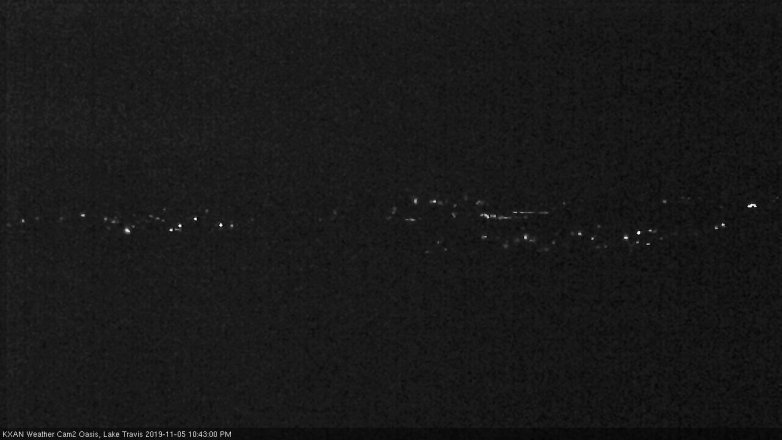 Lake Travis webcam, November 5, 2019 9:45 PM CT