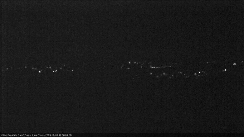 Lake Travis webcam, November 5, 2019 10:00 PM CT
