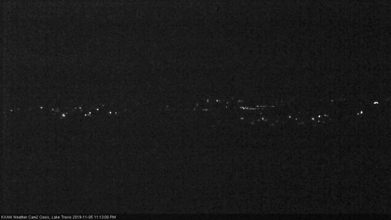 Lake Travis webcam, November 5, 2019 10:15 PM CT