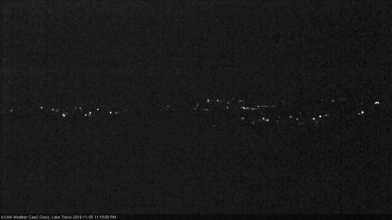 Lake Travis webcam, November 5, 2019 10:20 PM CT