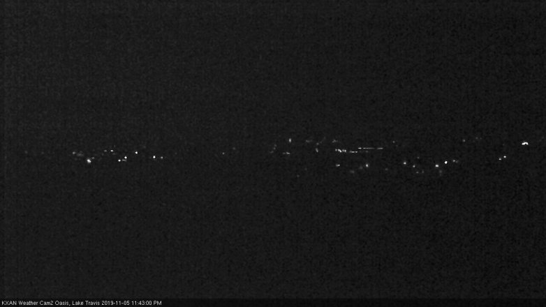 Lake Travis webcam, November 5, 2019 10:45 PM CT