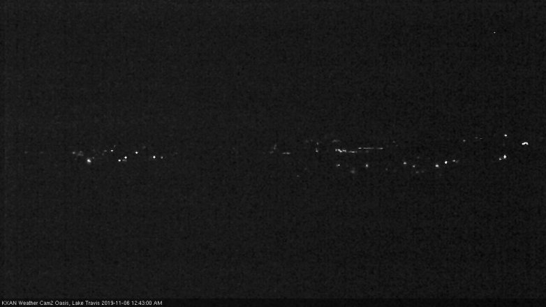 Lake Travis webcam, November 5, 2019 11:45 PM CT