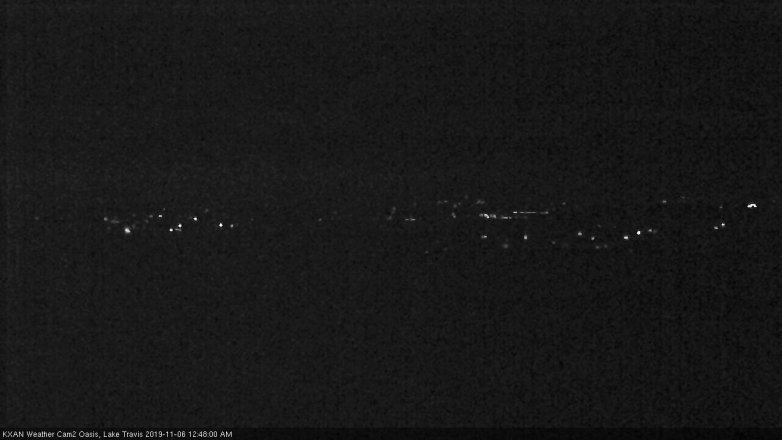 Lake Travis webcam, November 5, 2019 11:50 PM CT
