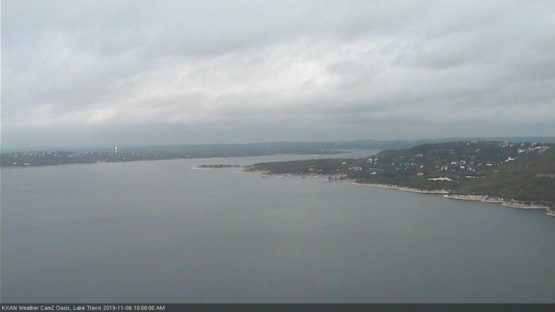 Lake Travis webcam, November 6, 2019 9:10 AM CT