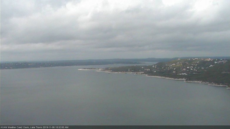Lake Travis webcam, November 6, 2019 9:35 AM CT