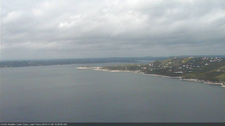 Lake Travis webcam, November 6, 2019 9:40 AM CT