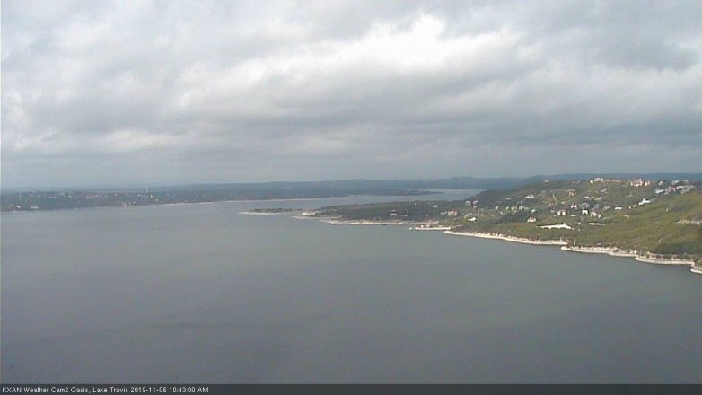 Lake Travis webcam, November 6, 2019 9:45 AM CT