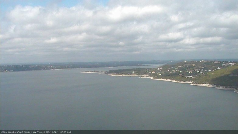 Lake Travis webcam, November 6, 2019 10:05 AM CT