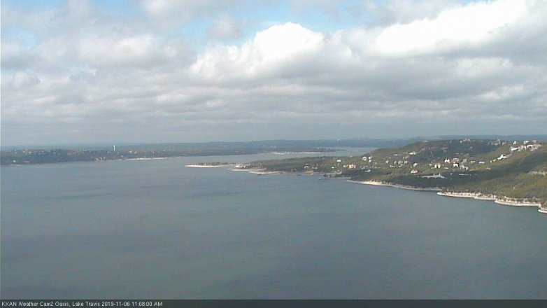 Lake Travis webcam, November 6, 2019 10:10 AM CT