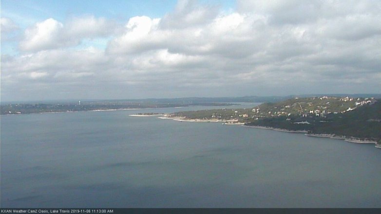 Lake Travis webcam, November 6, 2019 10:15 AM CT