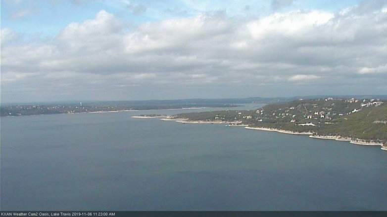 Lake Travis webcam, November 6, 2019 10:25 AM CT