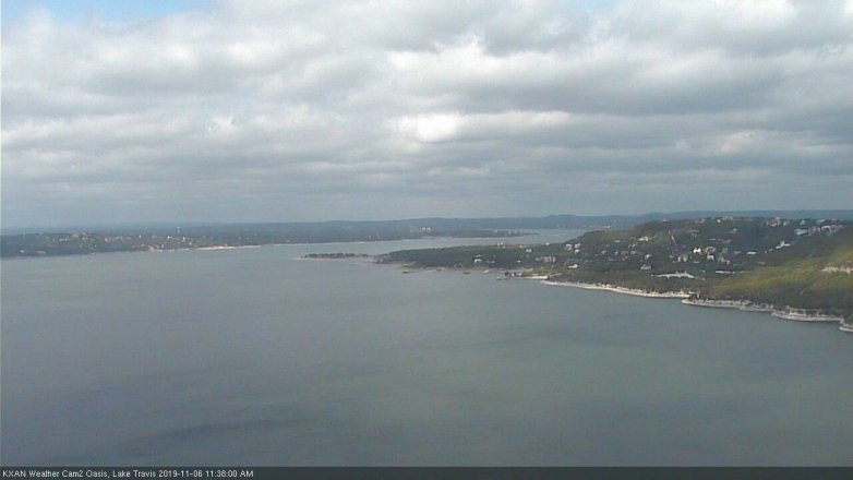 Lake Travis webcam, November 6, 2019 10:40 AM CT