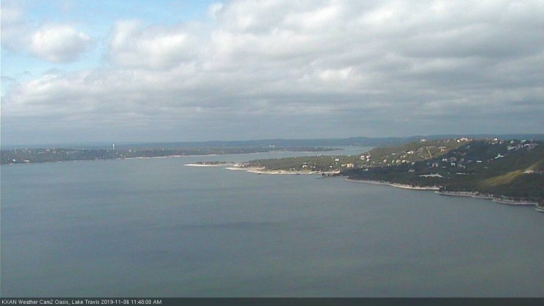 Lake Travis webcam, November 6, 2019 10:50 AM CT