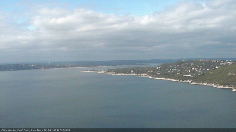Lake Travis webcam, November 6, 2019 11:05 AM CT