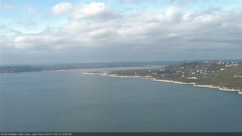 Lake Travis webcam, November 6, 2019 11:15 AM CT