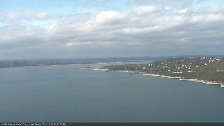 Lake Travis webcam, November 6, 2019 11:20 AM CT